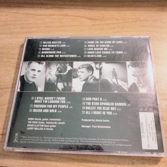 U2 Rattle And Hum CD Album - Picture 3 of 5